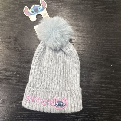 Disney Lilo & Stitch X Primark Baby Pompom Beanie Hat 2-4 Years New