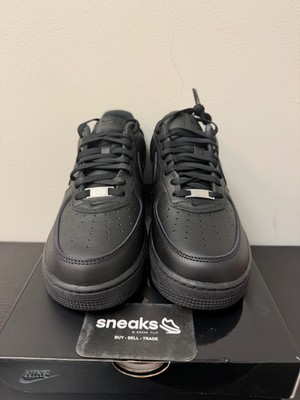 Size 9 - Nike Air Force 1 Low x Supreme Box Logo - Black for sale