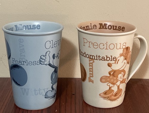 Disney Mickey & Minnie Mouse Strong Clever In Charge Precious 12oz Mugs - Picture 5 of 7