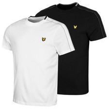 Lyle & Scott Mens 2026 Classic Tape Breathable Crew Neck Sporty T-Shirt
