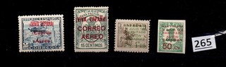 # SPAIN MNH PLANES AVIO OVERPRINT