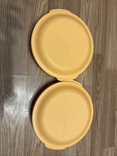 TUPPERWARE ALOHA Home 9" Double Plates 700 mL 2 3/4 Cup Bowl & Plate Combo Set 2