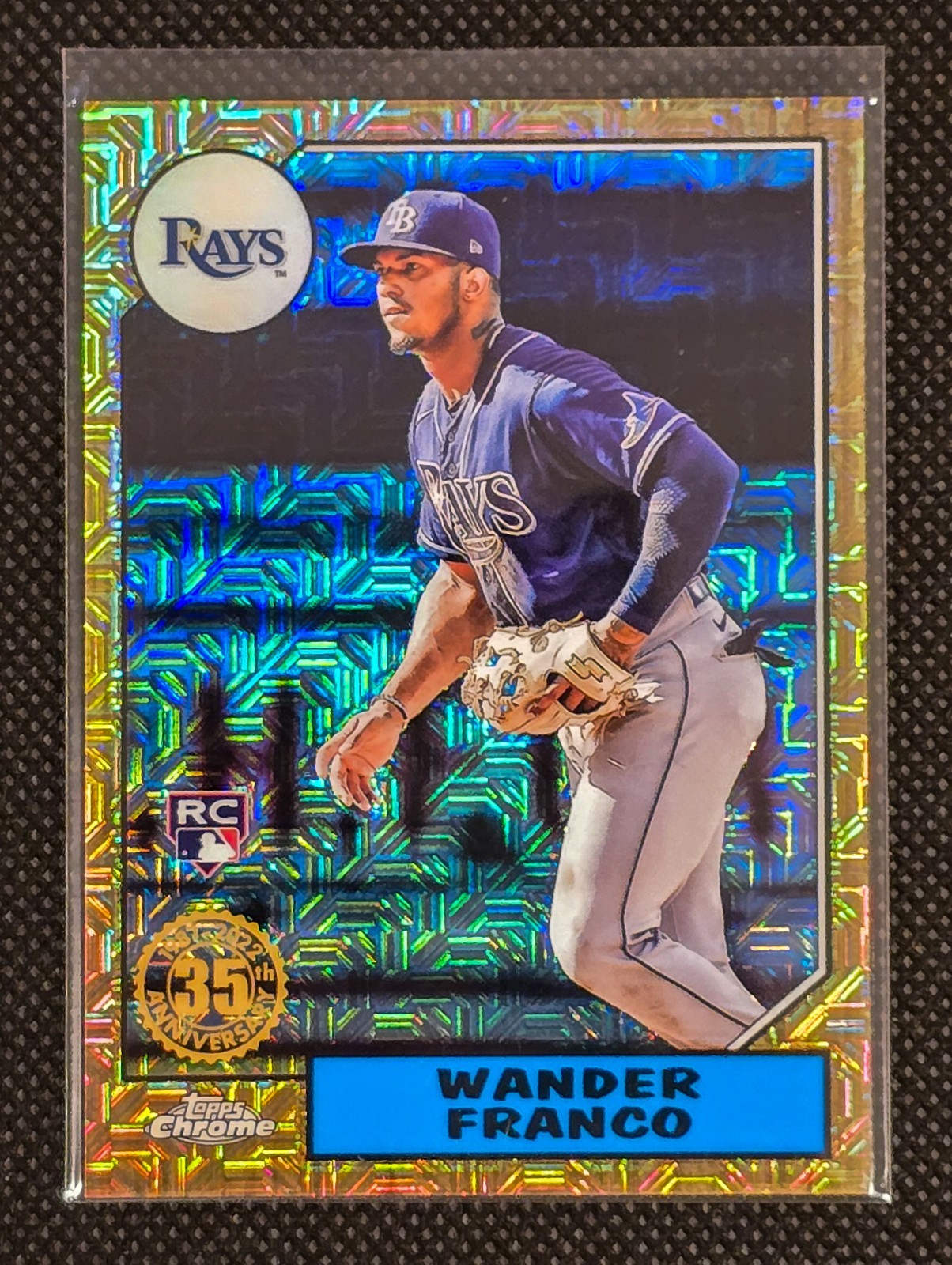 Wander Franco Topps Chrome 35th Anniversary Gold Refractor /50 – RC – 24/50