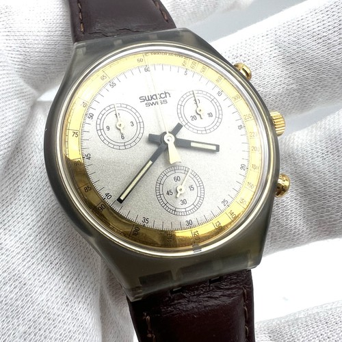 Swatch Originals Chrono Goldfinger Vintage Uhr - SCM100 - 1990