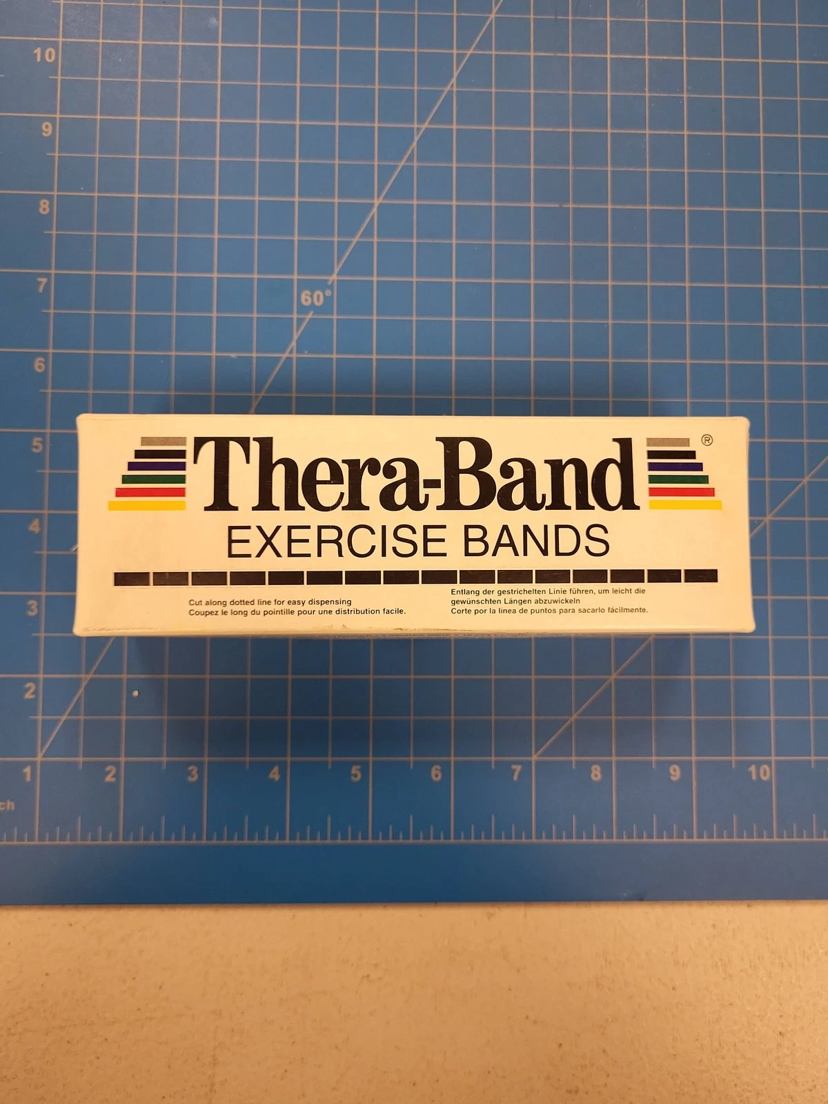 Thera-Band 18 Foot Roll Exercise Resistance Bands Natural Rubber Latex Tan Thin