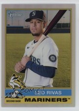 2025 Topps Heritage High Number Chrome Refractor Leo Rivas #634 tw0