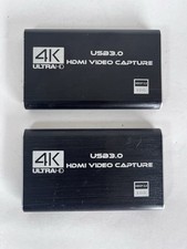 4K Ultra HD HDMI to USB 3.0 Video Capture Card 2 pack 