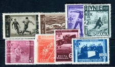 ROMANIA 1937 528-535 ** MINT SET FOOTBALL SPORT &euro;40 (09342