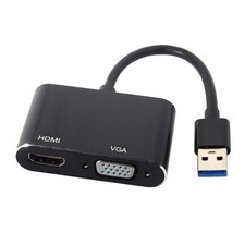 Chenyang USB 3.0/2.0 to HDMI VGA HDTV Adapter Cable for Windows Laptop Extern...