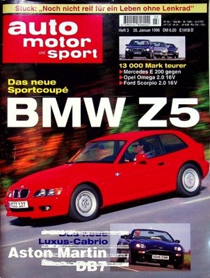 2) Auto Motor Sport AMS 03/1996 - Fiat Bravo 1.6 mit 90 - Ford Scorpio 2.0 16V