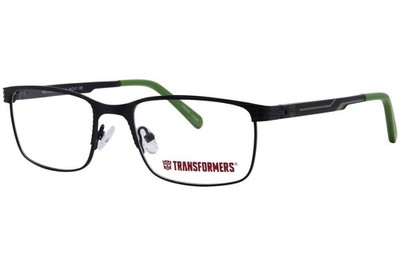Transformers Has-Vector-Sigma Eyeglasses Youth Kids Boy's Black Full Rim 49mm