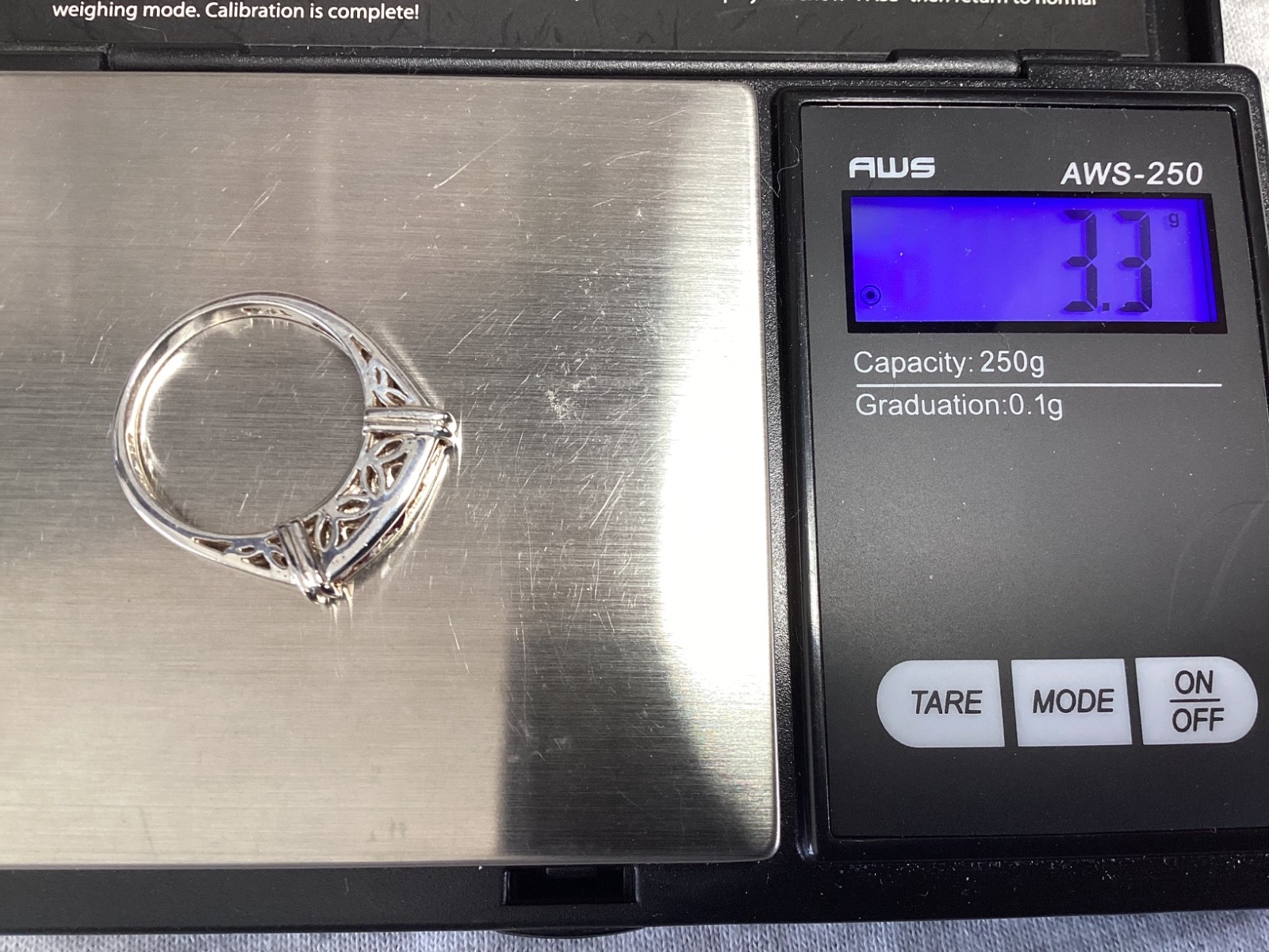 Sterling Silver Ruby Ring Size 8 Victorian Settin… - image 11