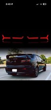 Vland Led Tail Lights For Mitsubishi Lancer Evo X 2008-2017 Rear Light Smoked