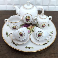 Used Royal Albert miniature tea set