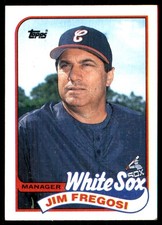 Jim Fregosi 1989 Topps #414 White Sox MLB READ FREE SHIPPING AutographDen