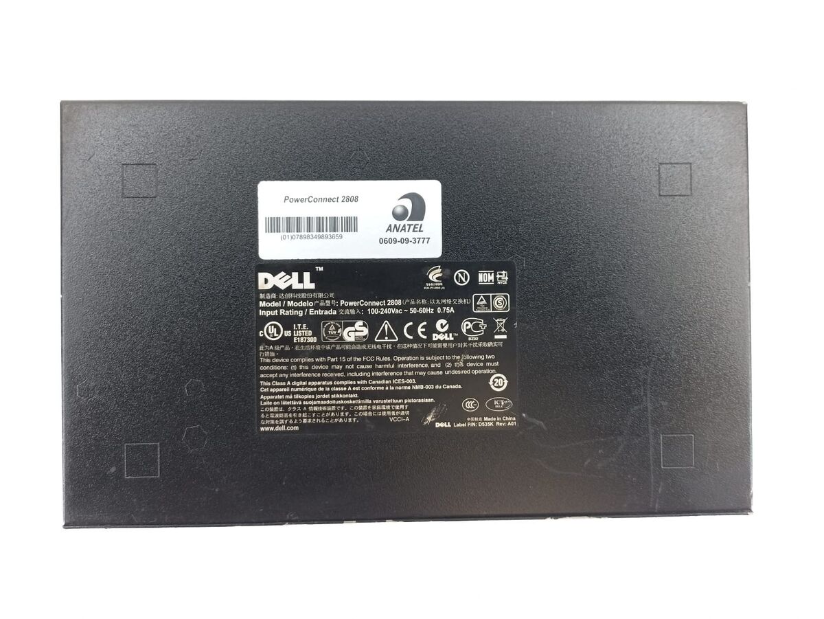 DELL POWER CONNECT 2808 SWITCH-8 PORTS | eBay DELL POWER CONNECT 2808 SWITCH-8 PORTS | eBay