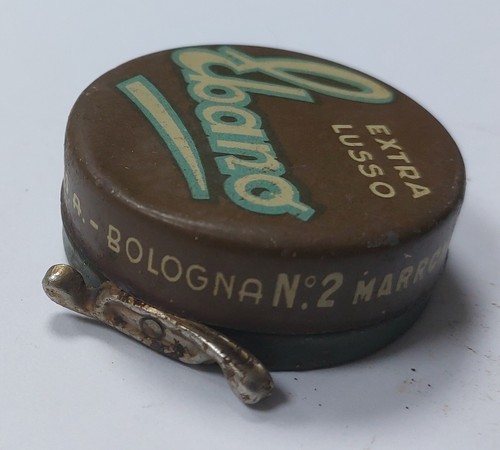 77173 Scatola Latta Pubblicitaria Vintage - Crema per Scarpe Ebano - 5 cm - Picture 2 of 5