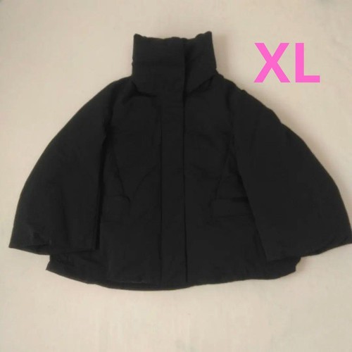 UNIQLO +J Hybrid Down Jacket Poncho size XL (US L) BLACK JAPAN