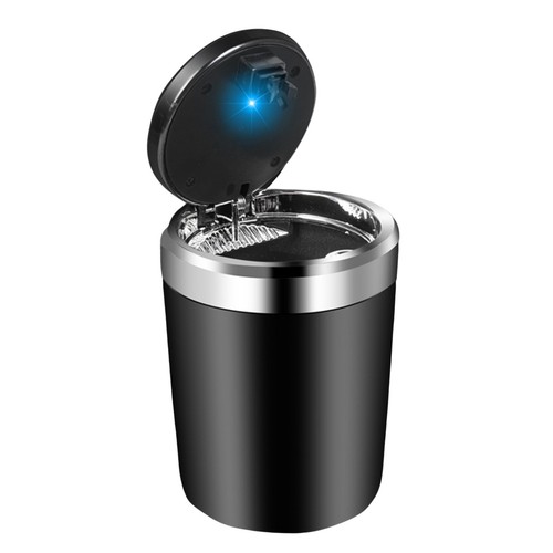 Portable Ashtray For Vehicles Mini Car Trash Can With Detachable Lid Smokeless