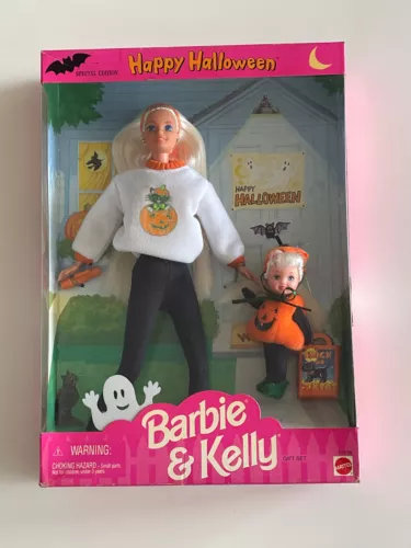 Barbie And Kelly Happy Halloween NRFB 1996 Hard To Find Mattel Special Edition