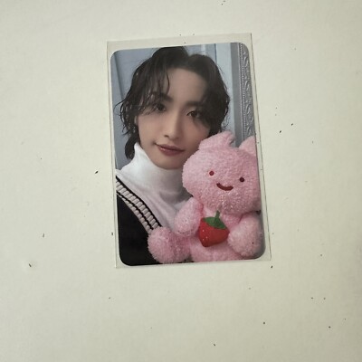 everline ateez seonghwa cat lucky draw official ep fin  photo card pc pink