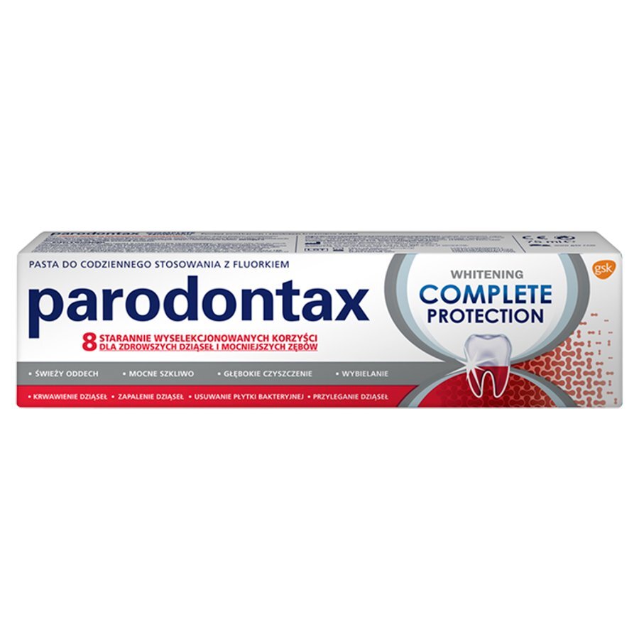 5054563948267 Complete Protection Whitening pasta do zbw 75ml Parodontax 3890₽