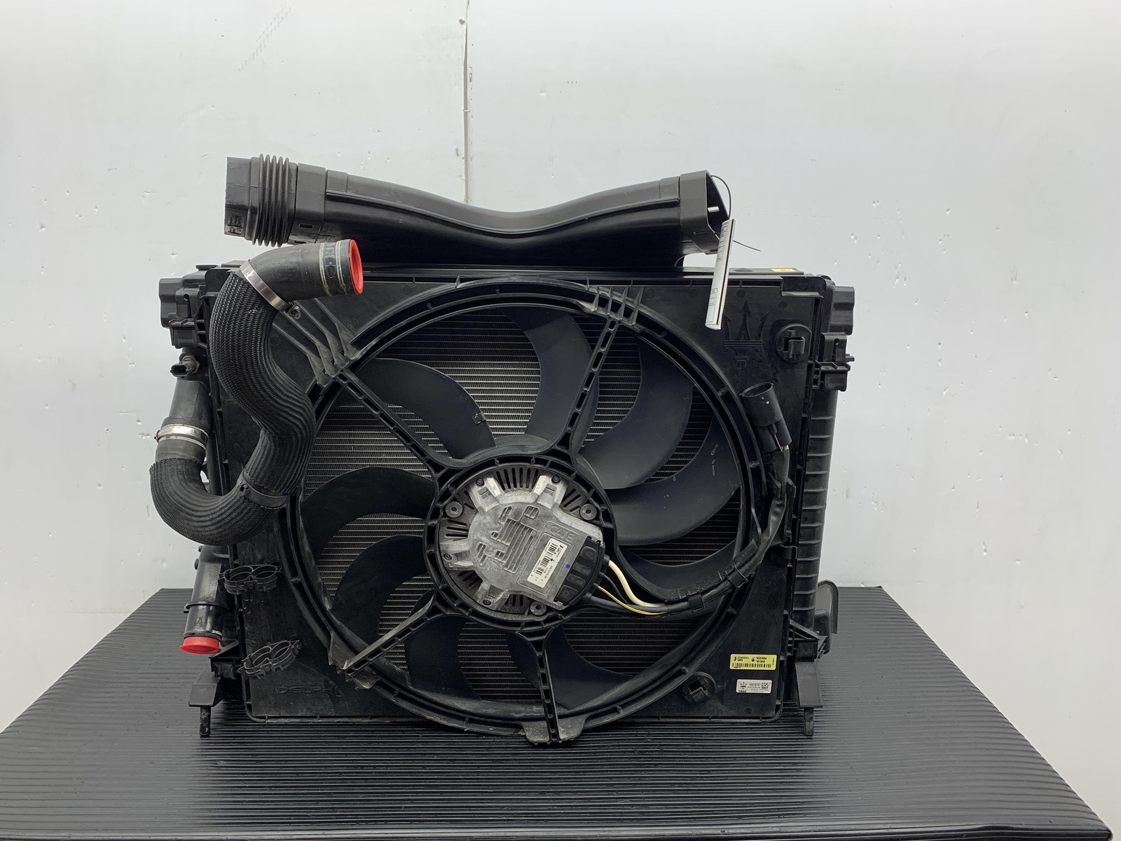 2014 - 2017 MASERATI GHIBLI M157 RADIATOR A/C CONDENSER ELECTRIC FAN PACK *55K*