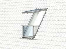 Velux Balkonfenster Cabrio GDL 2066 Energie Plus Weiß