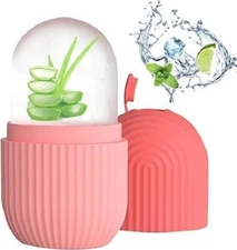 Ice Roller For Face Eyes, Neck Massage Remove Dark Circle Shrink Pore Silicone P