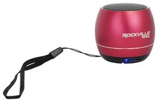 Rockville RPB2-RED Handheld Portable Bluetooth Speaker Great Sound+Wireless Link