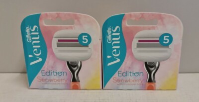 Venus Gillette extra glatte Rasierklingen 5er-Klingen-System 3er-Pack x 2 = 6er-Klingen