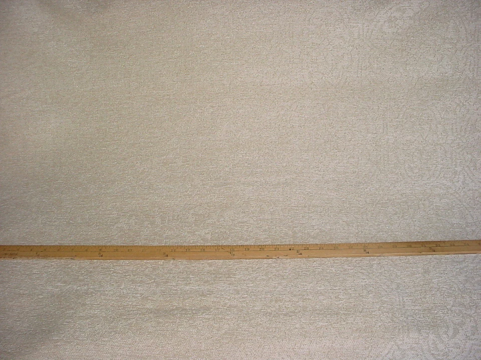 1Y Lee Jofa 2015126 Broglie Oyster Floral Damasco Chenille Tela de Tapicería Foto 2 de 4