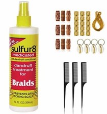 SULFUR 8  Medicated Anti-Dandruff Conditioner for Braids -Bundle