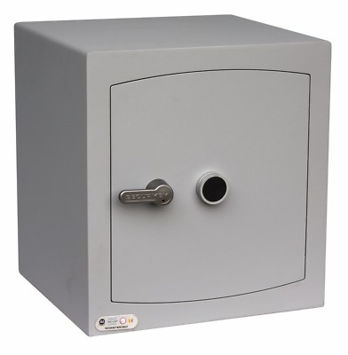 Securikey Mini Tresor Silber S2 Größe 3 Schlüssel Betätigter Safe - £4K Bargeld Bewertung
