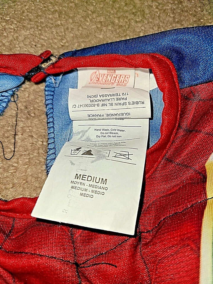 Marvel Avengers Endgame IRON-SPIDERMAN Mono Disfraz Talla Mediana Vestir Foto 4 de 4