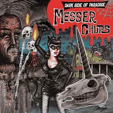 Messer Chups - Dark Side of Paradise LP - Yellow/Black Splatter Vinyl (Surf Rock