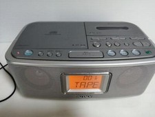 SONY CFD-E500TV CD Cassette-Corder Silver Color 2099033