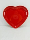 FIESTA 9" HEART plate BOWL scarlet red NEW