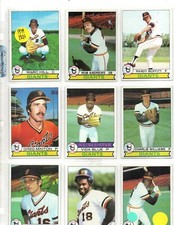 (27) Sharp 1979 Topps Baseball SF Giants. Willie McCovey. Vida Blue