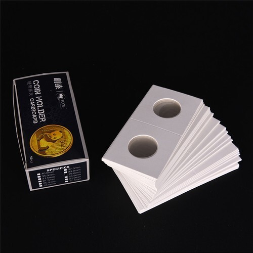 50Pcs Stamp Coin Cardboard Holders Storage Paper Bag Case 23-40mm All Sizes ha - Bild 21 von 21