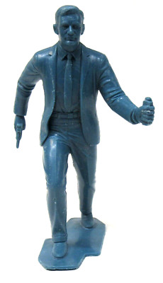 original 1966 Marx 6'' NAPOLEON SOLO Man From U.N.C.L.E. TV show dark blue