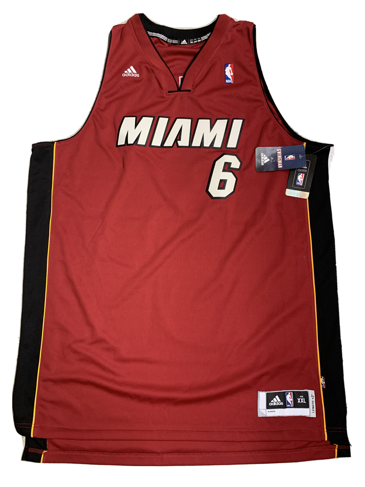 adidas lebron james miami heat jersey