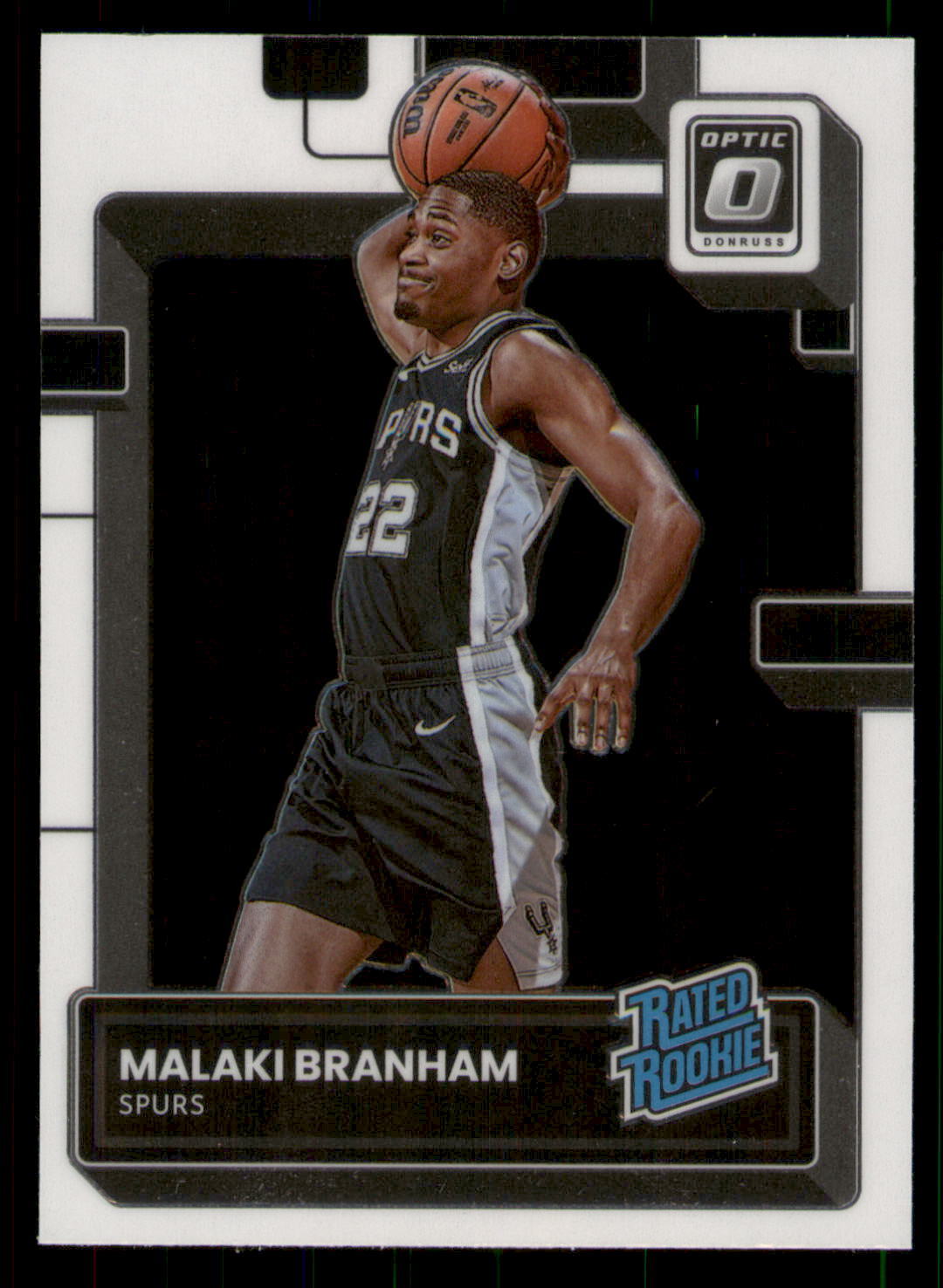 Malaki Branham 2022-23 Donruss Optic #222 RC San Antonio Spurs