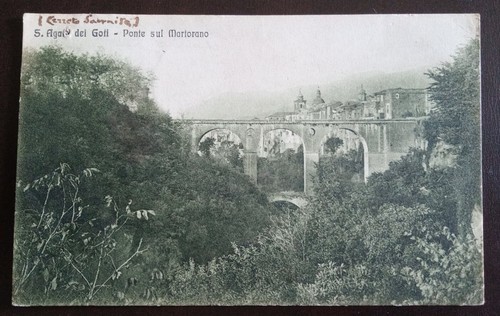 1917 Sant'Agata dei Goti (Benevento) - ponte sul martorano - 第 1/2 張圖片