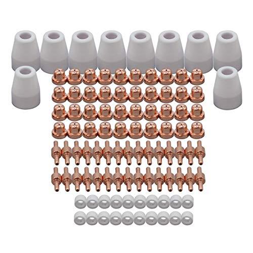 RIVERWELD 100 pezzi PT-31 LG-40 JG40 Consumabili per taglio al plasma (C4l)