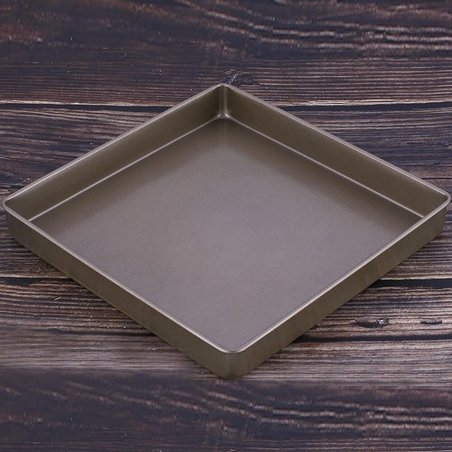 11 Inch Non-Stick Square Cake Baking Pan Carbon Steel Tray Pie Pizza Bread - Picture 2 of 21