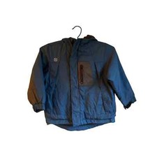 Old Navy Kids Jacket Zip Up Hooded Waterproof Navy Boy's XS