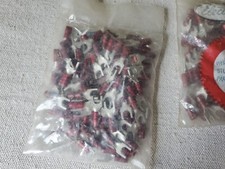 10 Red Spade Terminal 22-16 AWG Wire Connector Fork End Crimp On PACK OF 200