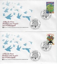 NATIONS UNIES - Genève Yvert n° 319/320 FDC