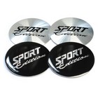 4pcs 56mm SPORT Edition Logo Car Wheel Center Cover Hub Cap Sticker Accessories